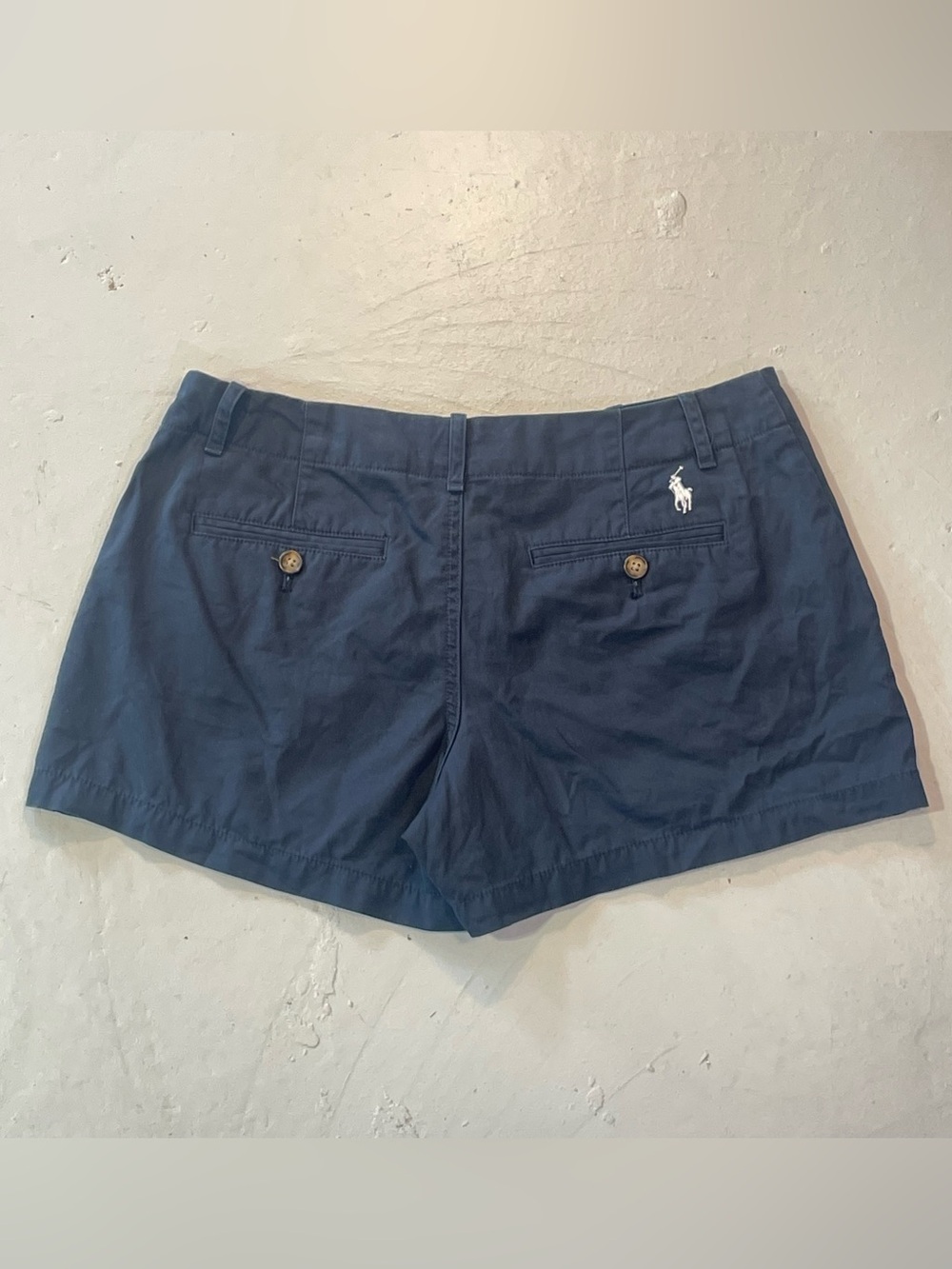 Polo by Ralph Lauren Navy Cotton Chino Women's Shorts